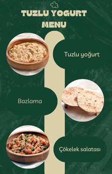 Tuzlu Yoğurt Menü